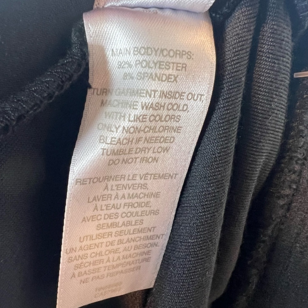 Z by Zella Velour Joggers Pants Black Cozy Stretch Pull On Athleisure NEW Sz 2XL - Picture 13 of 13
